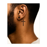 Une croix simple et sans ornement. Il représente la foi, la spiritualité et le symbolisme intemporel.