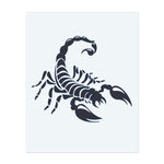 Ein kräftiger Skorpion mit detaillierten Scheren und Stachel. Dieses Tattoo symbolisiert Stärke, Schutz und Gefahr, perfekt für diejenigen, die ihre wilde und widerstandsfähige Seite umarmen.
