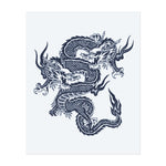 Zwei mächtige Drachen, die ineinander verwoben sind, deren Körper mit Energie und Flammen durchzogen sind. Dieses Tattoo repräsentiert Stärke, Harmonie und Schutz. Perfekt für diejenigen, die Balance, Dualität und die Kraft des Naturgeistes umarmen.
