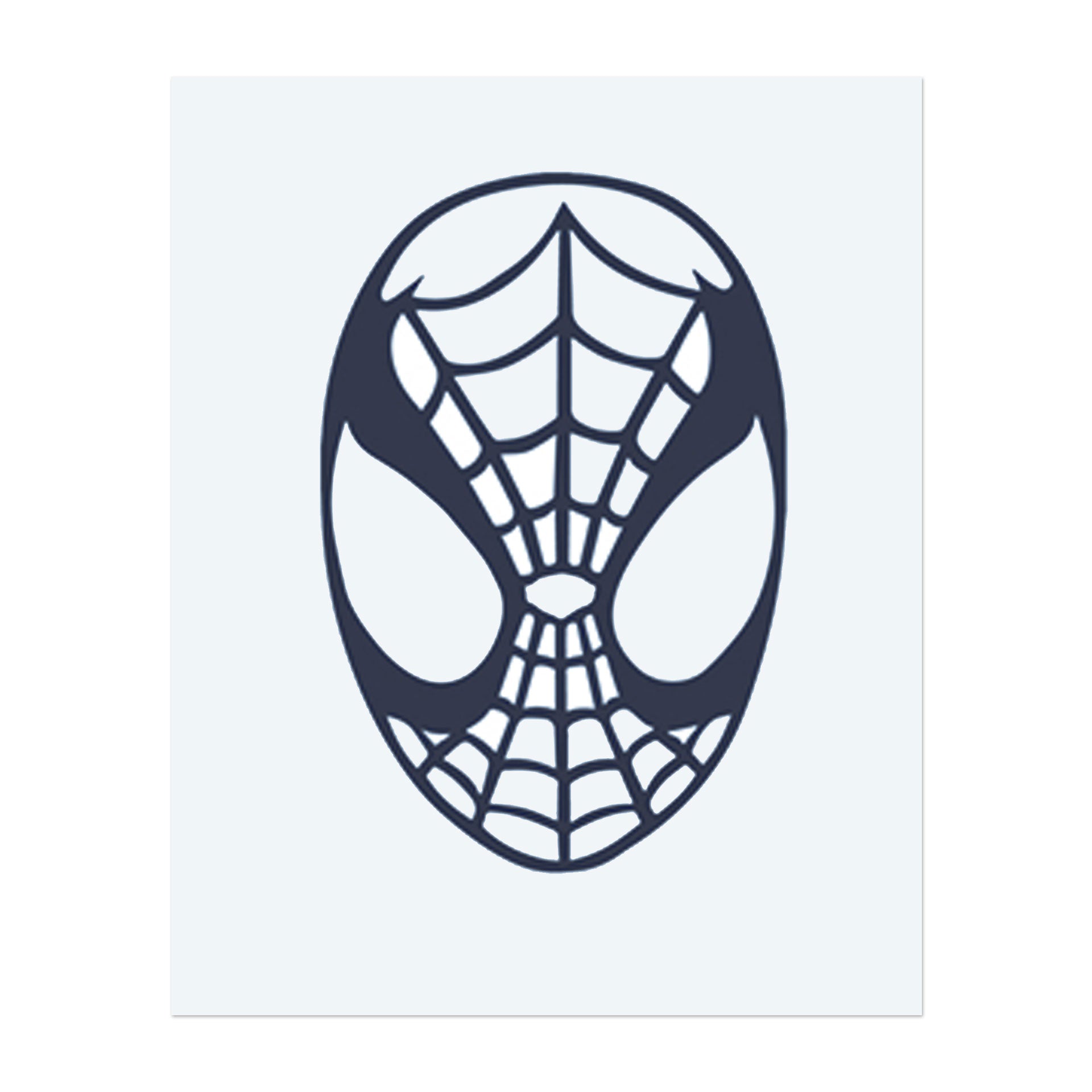 Spider-Mans ikonische Maske mit Web-Details. Dieses Tattoo repräsentiert Beweglichkeit, Verantwortung und den Helden in uns, ideal für diejenigen, die das Gleichgewicht zwischen Stärke und Mitgefühl bewundern.