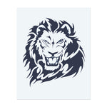 Une tête de lion redoutable avec une expression rugissante montrant puissance et autorité. Ce tatouage symbolise la force, le courage et le leadership, parfait pour ceux qui embrassent leur nature audacieuse et intrépide et dirigent avec confiance.